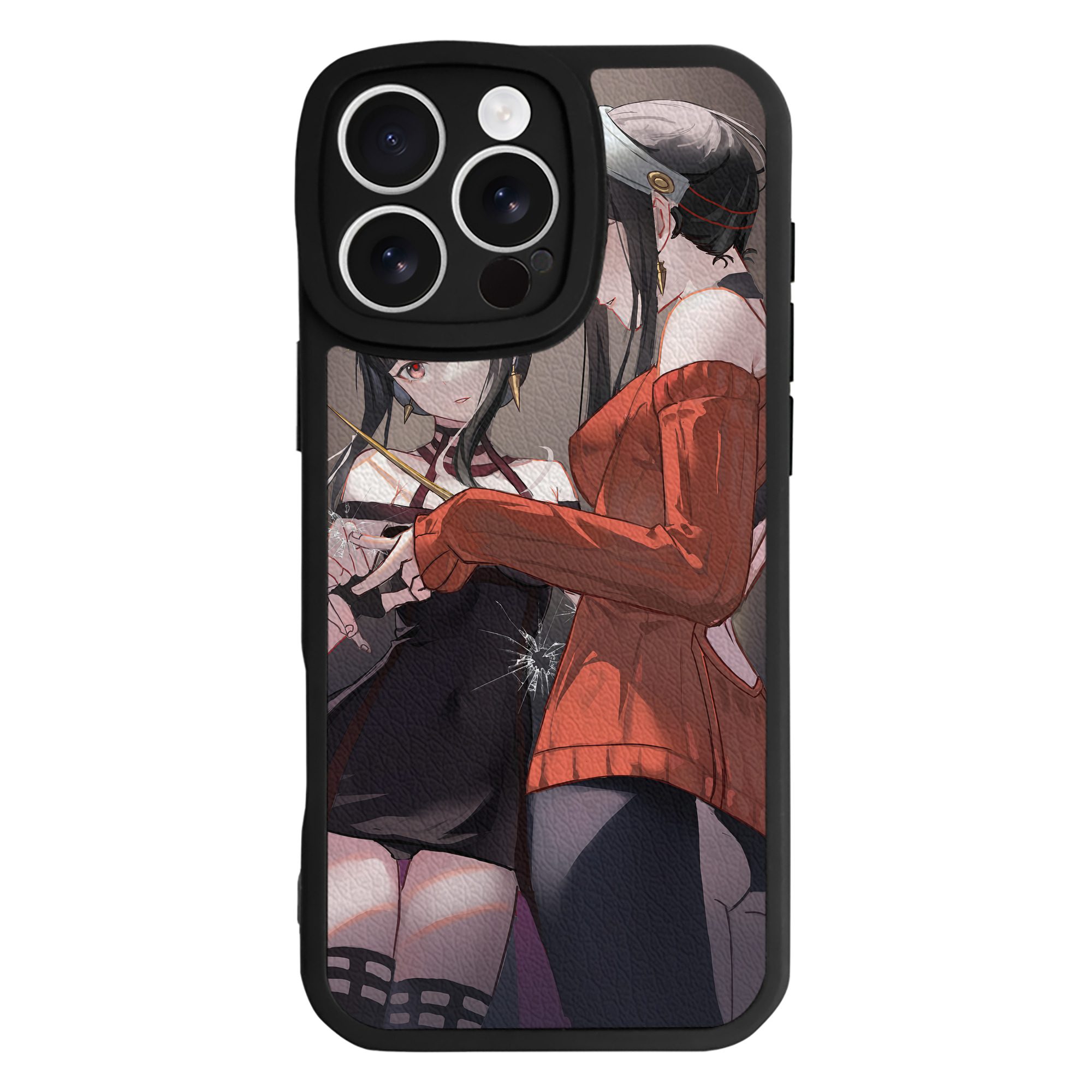 （画像用） SPY×FAMILY间谍家家酒 【iPhone 16シリーズ対応】シリコンスマホケース（レザー調） 材質：シリコン